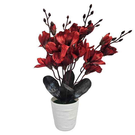 Artificial Flowers for Home Decoration Cherry Blossom Artificial plant with Pot