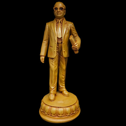 Dr. B.R. Ambedkar Statue | Antique Finish Baba Saheb Idol for Home, Office Table & Living Room Decor Showpiece