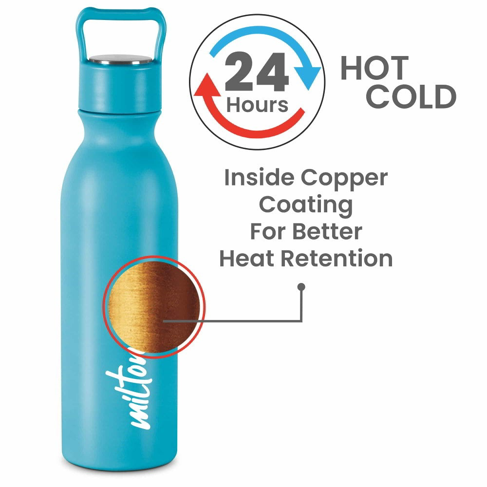 Milton Alice 600 Thermosteel Bottle 100% leak-proof & easy carrying(580ml)