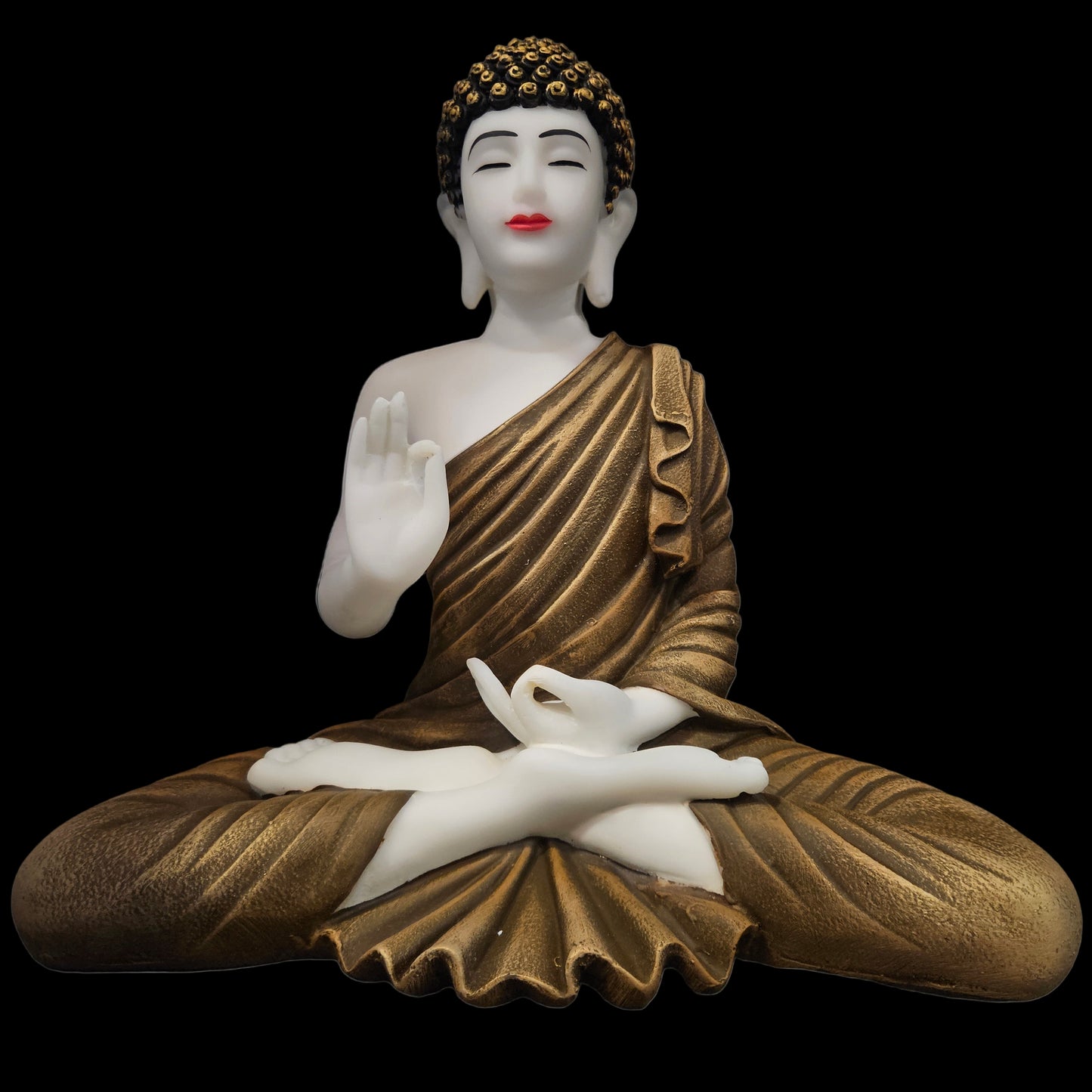 Meditating Blessing Buddha Statue Figurine Decorative for Home & Office