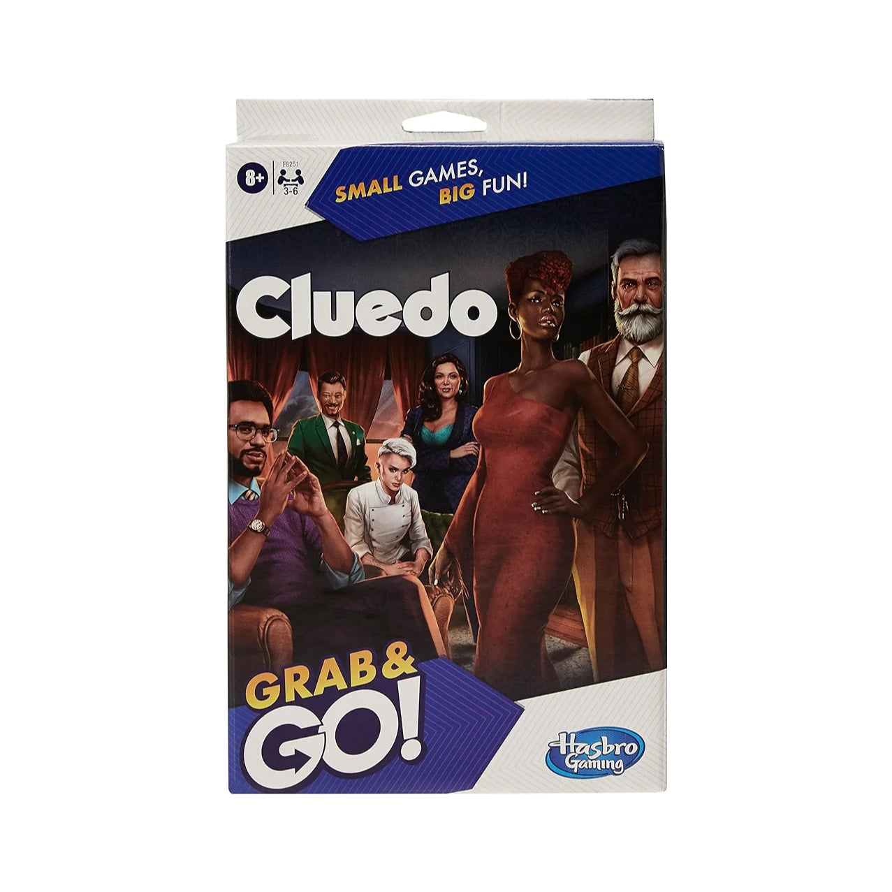 Clue Grab and Go Game for Ages 8 and Up, Portable for 3-6 Players, Travel for Kids
