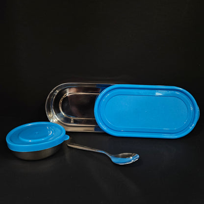 Rio Lunch Box perfect for meals & food Storage,Ideal for kids,Office goers,college students Lunch box is made with high quality Stainless Steel material