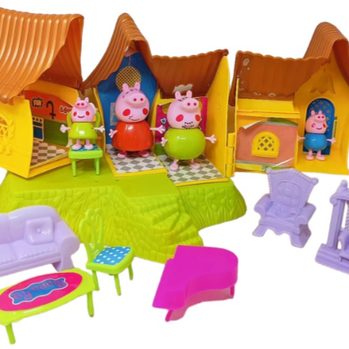 Peppa pig Deluxe play house includes figure & accessories for fantastic fun play house for kids above 3 years old