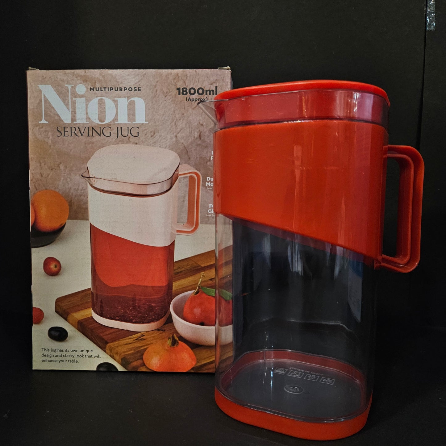 Nion Multipurpose Serving Juice 1800ml approx Bpa Free Durable Material Food Grade