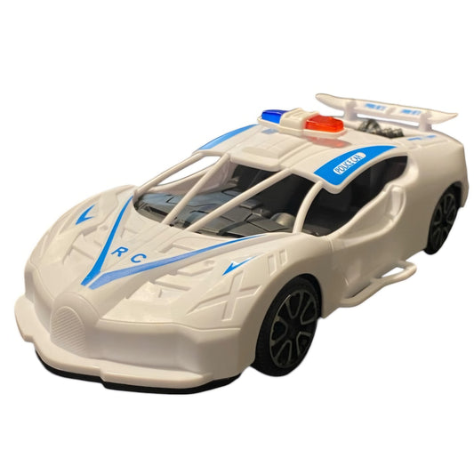 Remote Control Police Car Toy for Kids | 1:18 Scale RC City Police Car with Triple Opening Doors | Forward/Reverse & Left/Right Control | Toy Car for Boys & Girls Age 3+