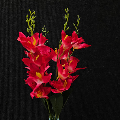 Boat orchid artificial banquet floweral stick to bring attractive elegant look to your office & Garden