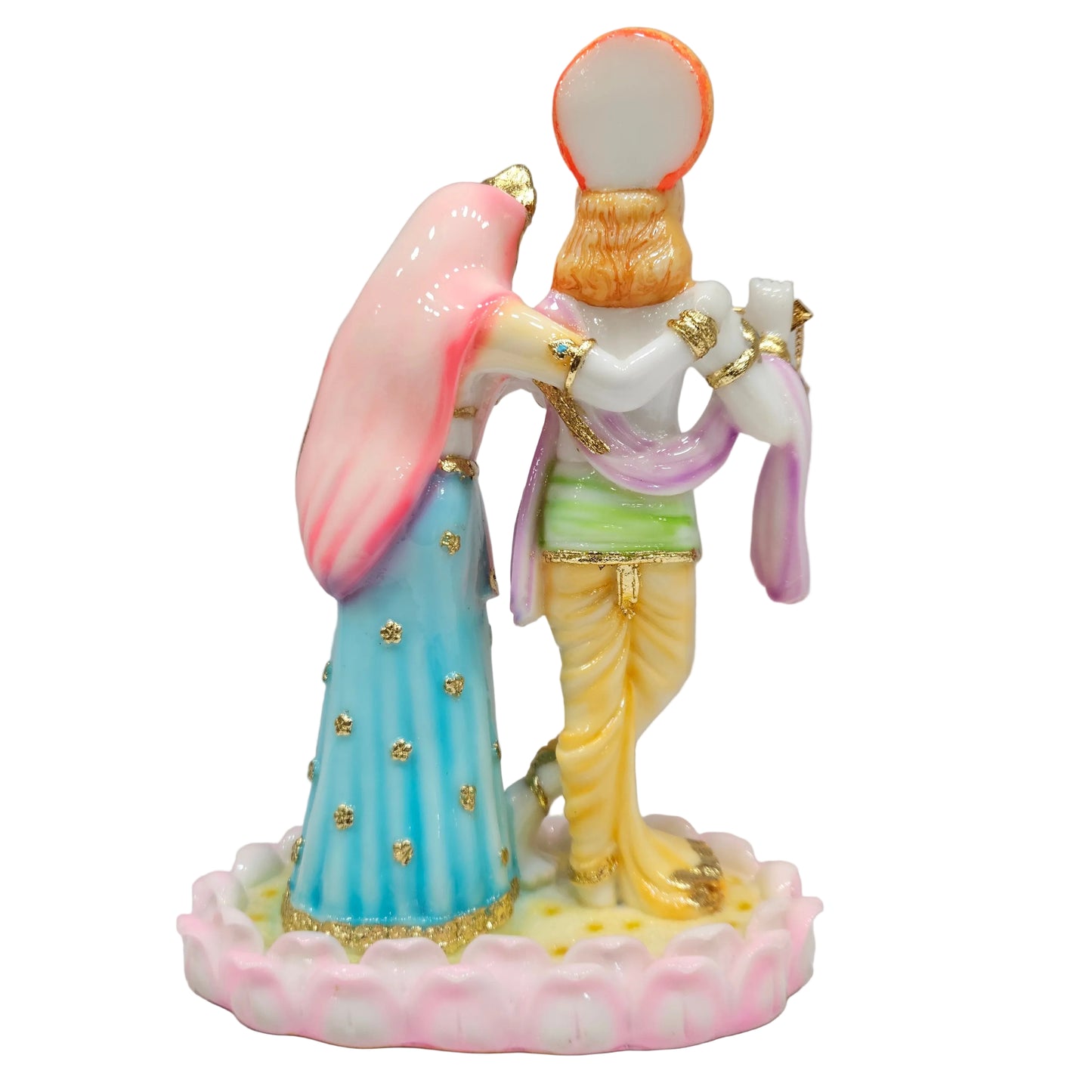 Radha Krishna Showpiece Murti Statue Figurine, Radha Krishna Idol,Home Decor, Office, Temple