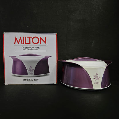 Milton New Imperial 2500 thermoware Insulated casserole Inner Stainless Steel Gift hot&Cold bpa free Pu Insulated pack