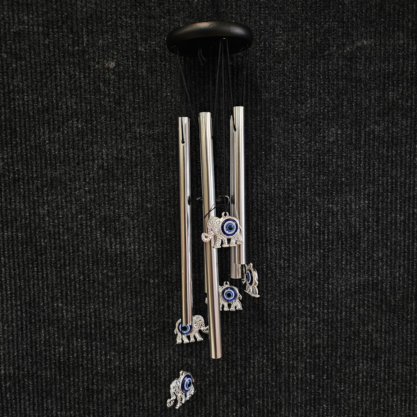 Evil Eyes & elephant Feng Shui Wind Chime for Bedroom Bell Wind Chimes for Bedroom Home Positive Energy Balcony Bedroom