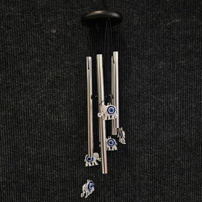 Evil Eyes & elephant Feng Shui Wind Chime for Bedroom Bell Wind Chimes for Bedroom Home Positive Energy Balcony Bedroom