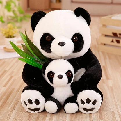 Mom and Son Panda Plush Toys Valentines Day Gifts for Boyfriend for Car Home