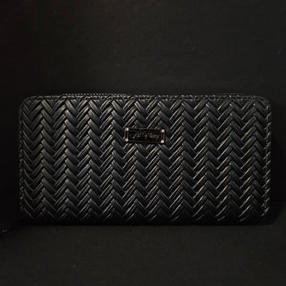 Leather Thin Slim Wallets for Women Wallet for Women with Zipper