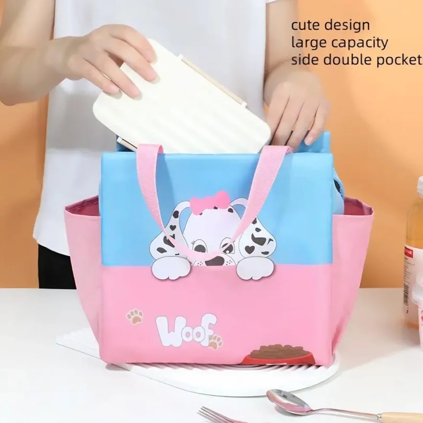 Kids woof dog lunch bag for kids return gifting
