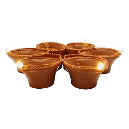 Water sensored led diya's perfect for Diwali decoration 24pcs set