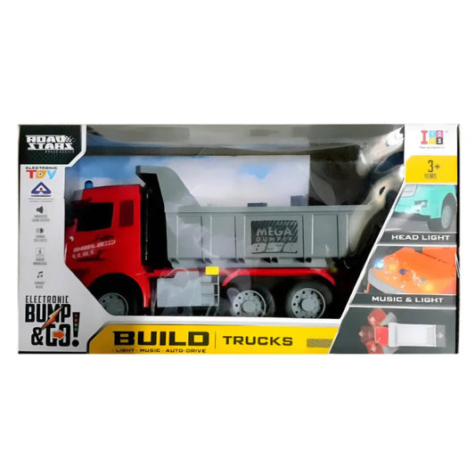 IToys Road Stars Electronic Bump & Go Build Truck