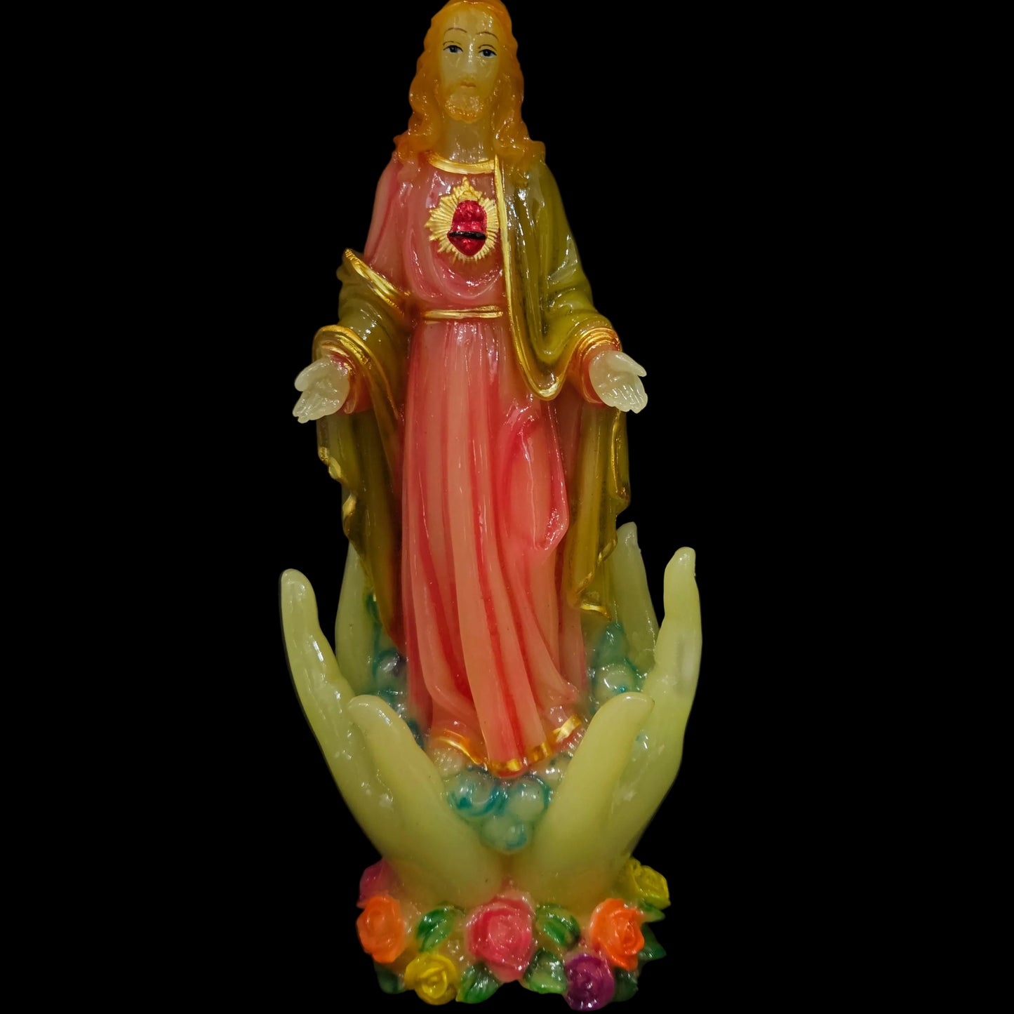 Jesus Sculpture in hands Statue showpiece Figurine