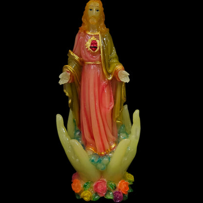 Jesus Sculpture in hands Statue showpiece Figurine