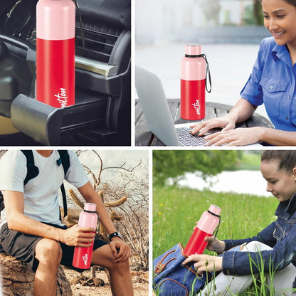 Milton Ancy Thermosteel Water Bottle Double walled & vacuum insulated technology(1.05L)