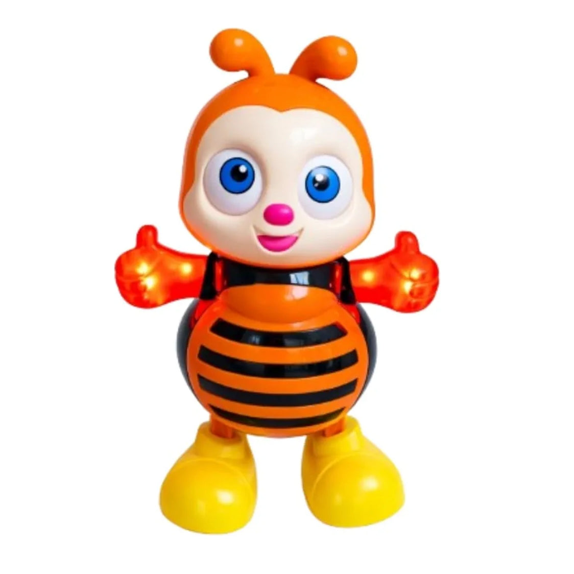 Dancing Bee Toy with Lights & Music | Musical Dancing Bee Toy with Sound & Flashing Lights | Battery Operated Electronic Bee Toy for Kids | Adorable Cartoon Bee with Wings, Antennae & Moving Eyes