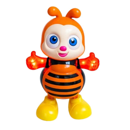 Dancing Bee Toy with Lights & Music | Musical Dancing Bee Toy with Sound & Flashing Lights | Battery Operated Electronic Bee Toy for Kids | Adorable Cartoon Bee with Wings, Antennae & Moving Eyes