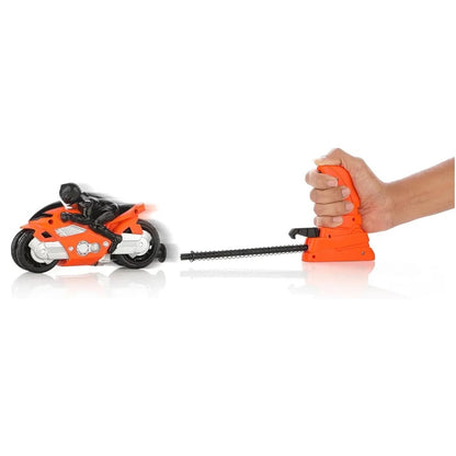 Turbo Racers launcher bike launches up to 10 meters