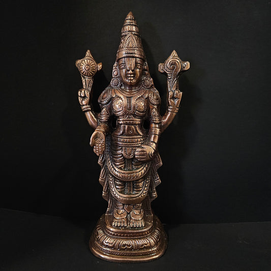 Lord Balaji Statue Tirupati Balaji/Shri Venkateswara Idol Murti - for Home & Wall Decor, Living Room, Office & Gifts