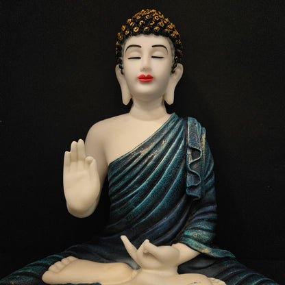 Meditating Blessing Buddha Statue Figurine Decorative for Home & Office