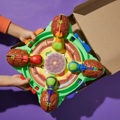 Hungry Hungry Hippos: Teenage Mutant Ninja Turtles Edition Game | From 4 years | From 2 to 4 players Children's board games | Preschool gifts