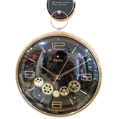 Morden Wall Clock for Living Room Decor, Modern Decorative Wall Clocks Battery Operated, Silent Non-Ticking Cute Quartz Clock for Kitchen Home Office