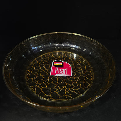 Aristo Houseware Pearl Round transparent tray perfect for Return gifting purpose