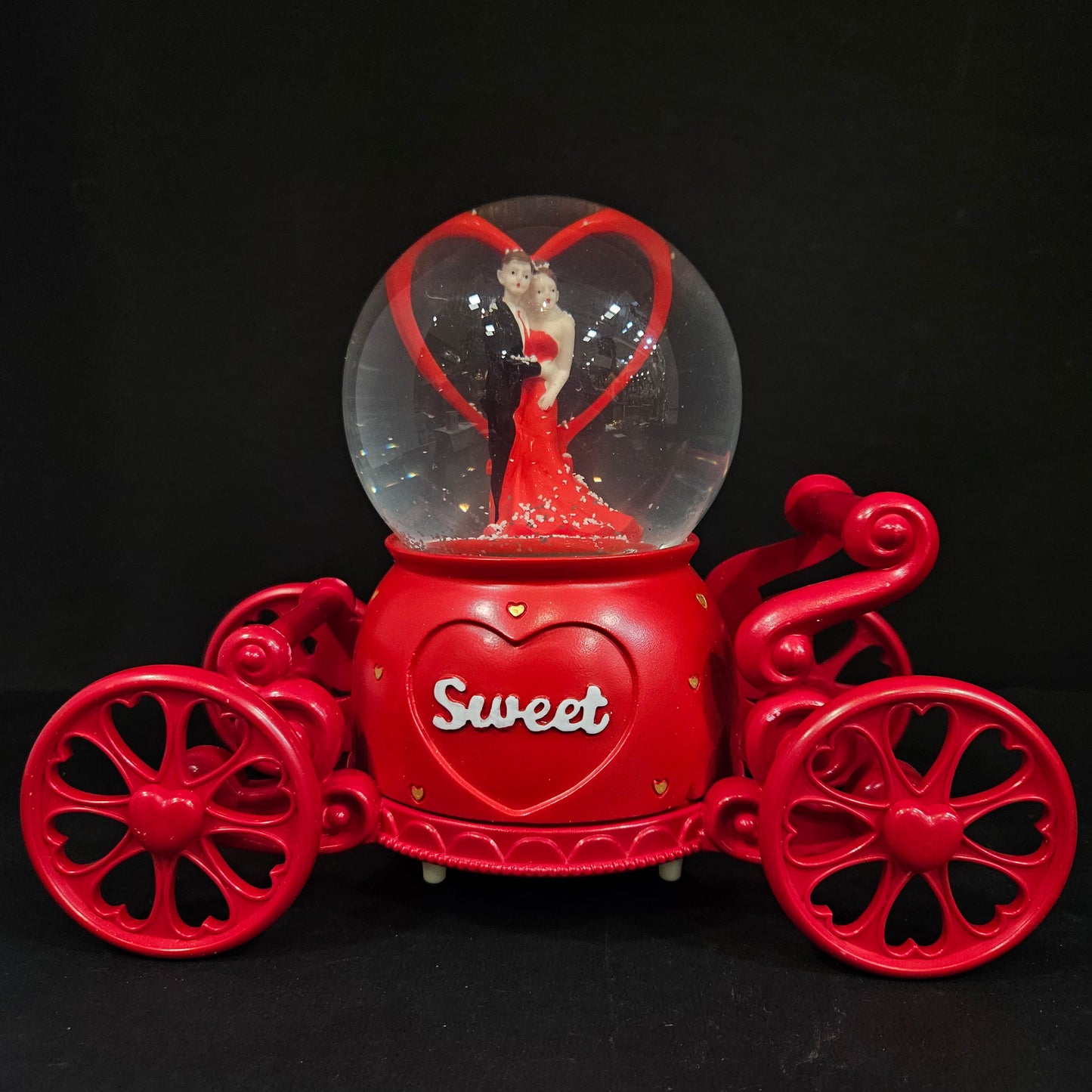 Snow Globe Music Box for Girls, Snow Globes for Girls Color Changing Lights Snowglobe Musical Box for Women Kids Mom Daughter Birthday Christmas Mother's Day Valentine Gifts