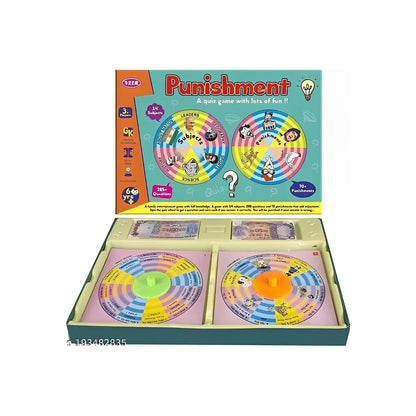 Punishment Educational Quiz Game with Lots of Fun General Knowledge Board Game for Kids