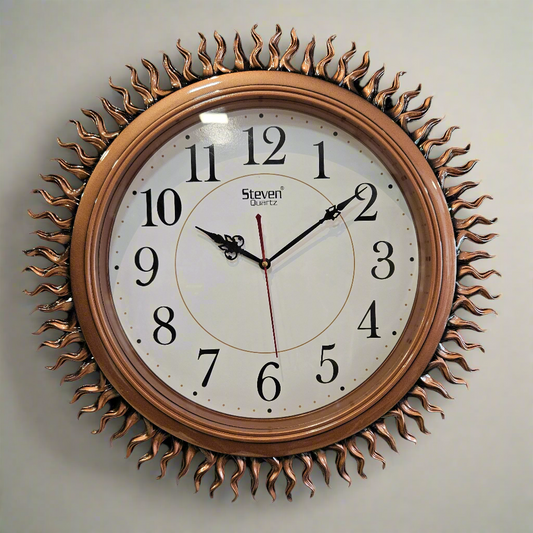 Analog in sun look Wall Clock for Bedroom, Hall, Drawing Room and Home