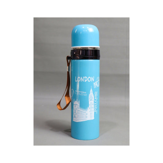 Light Blue Stainless Steel Vacuum Bottle hot&Cold Water Bottle