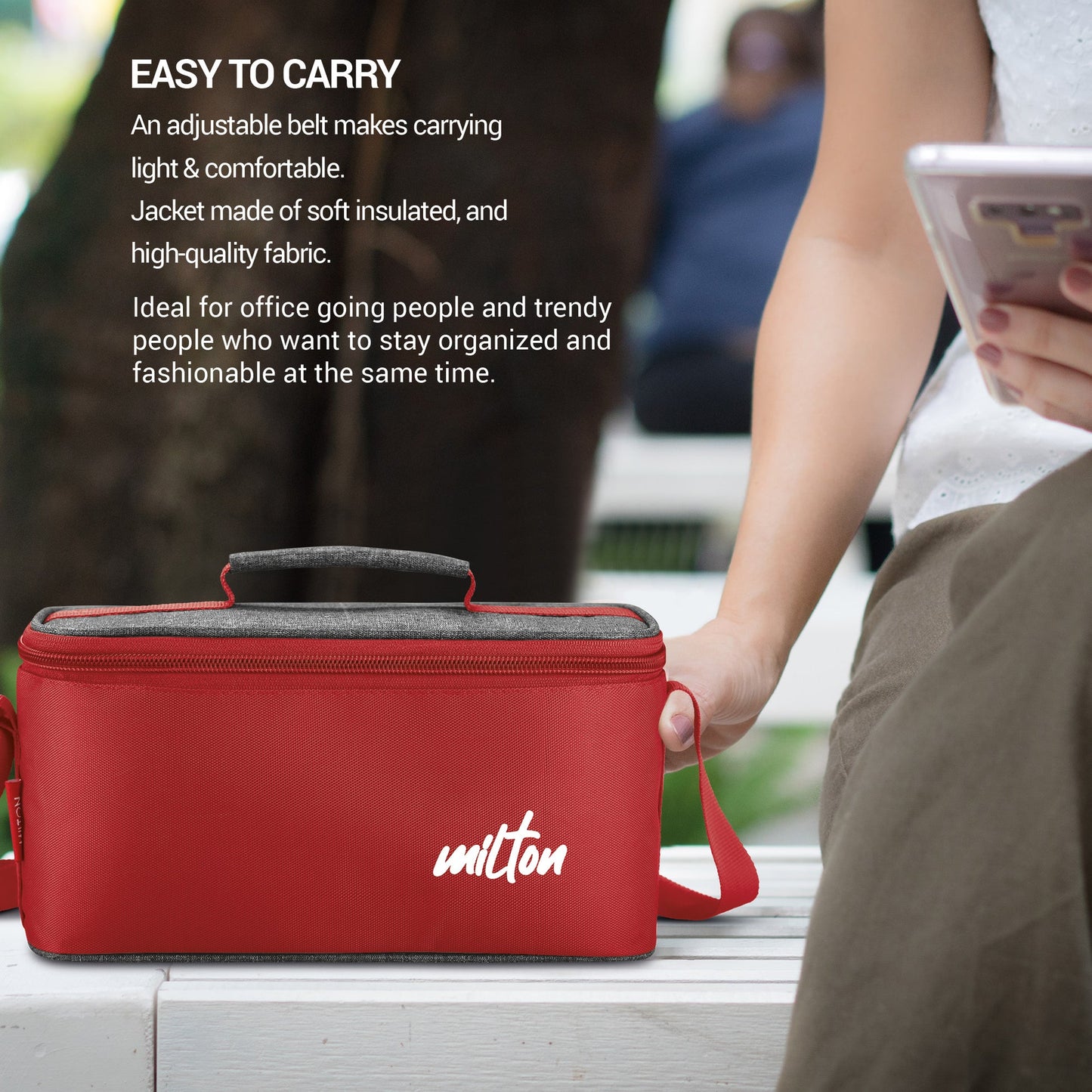 Steel Champ (Milton)
Light Weight, Leak Proof, Easy to Carry, Insulated and Washable