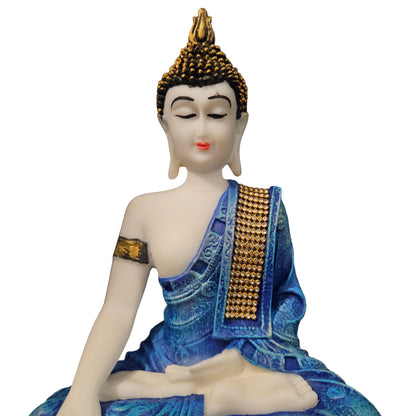 Meditating Blessing Buddha Statue Figurine Decorative for Home & Office