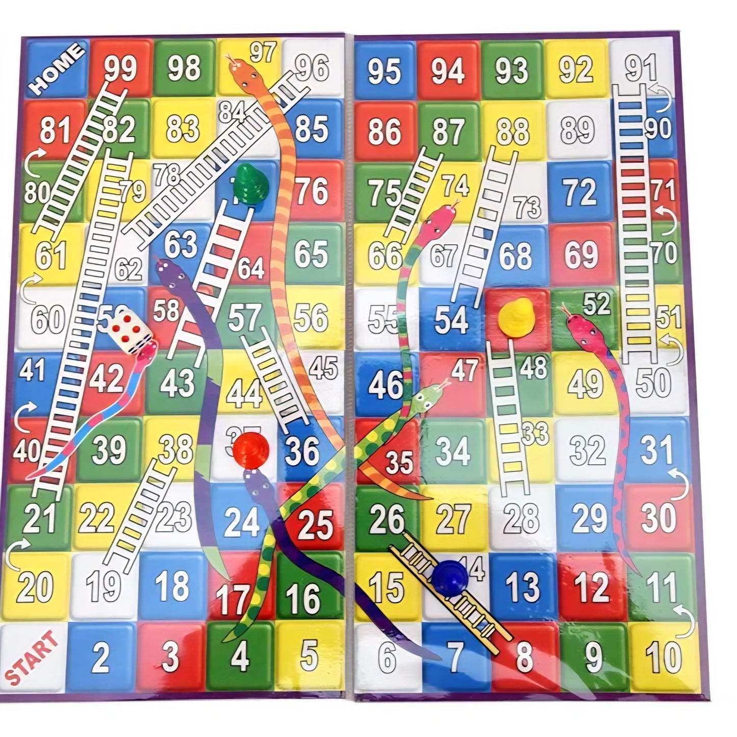 Ratna's Classic Strategy junior Ludo,Snakes & ladders for Kids