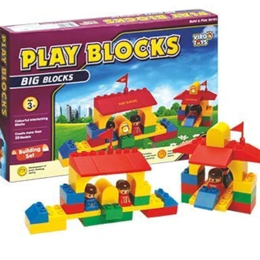 Play Blocks Building Set | Creative Building Blocks Toy for Kids | Enhances Imagination and Motor Skills | Fun and Educational Playtime | Safe and Durable Design