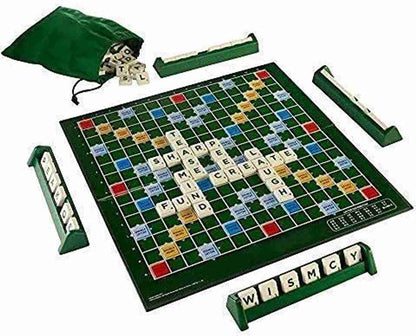 Scrabble Board Game, Word, Letters Game, Word Power Game, Multi Color Party & Fun Board Game