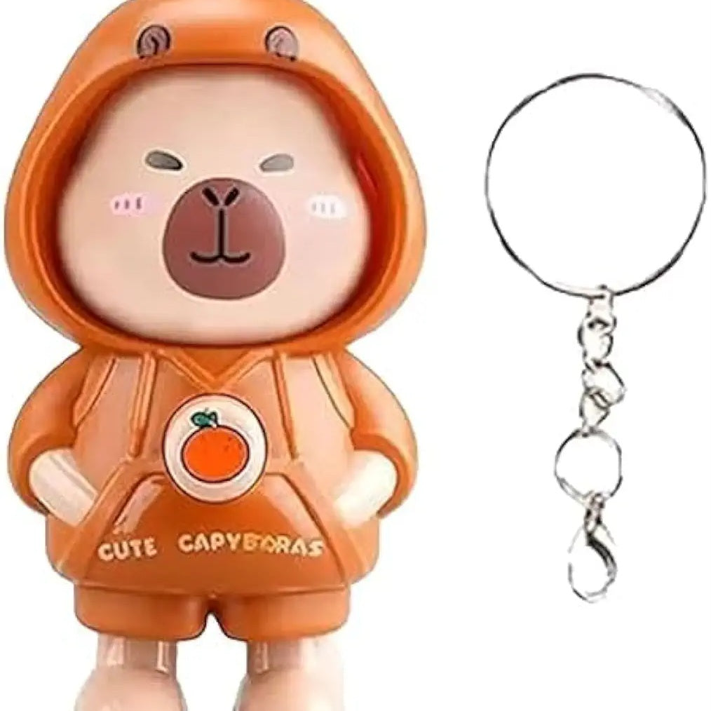 Face changing cute cartoon characters keychain