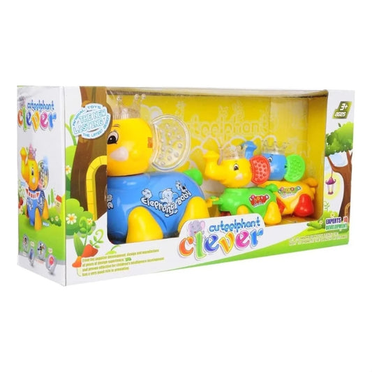 Clever Elephant Train Musical Elephant Family Toy with Lights, 3 in 1 Musical Toy