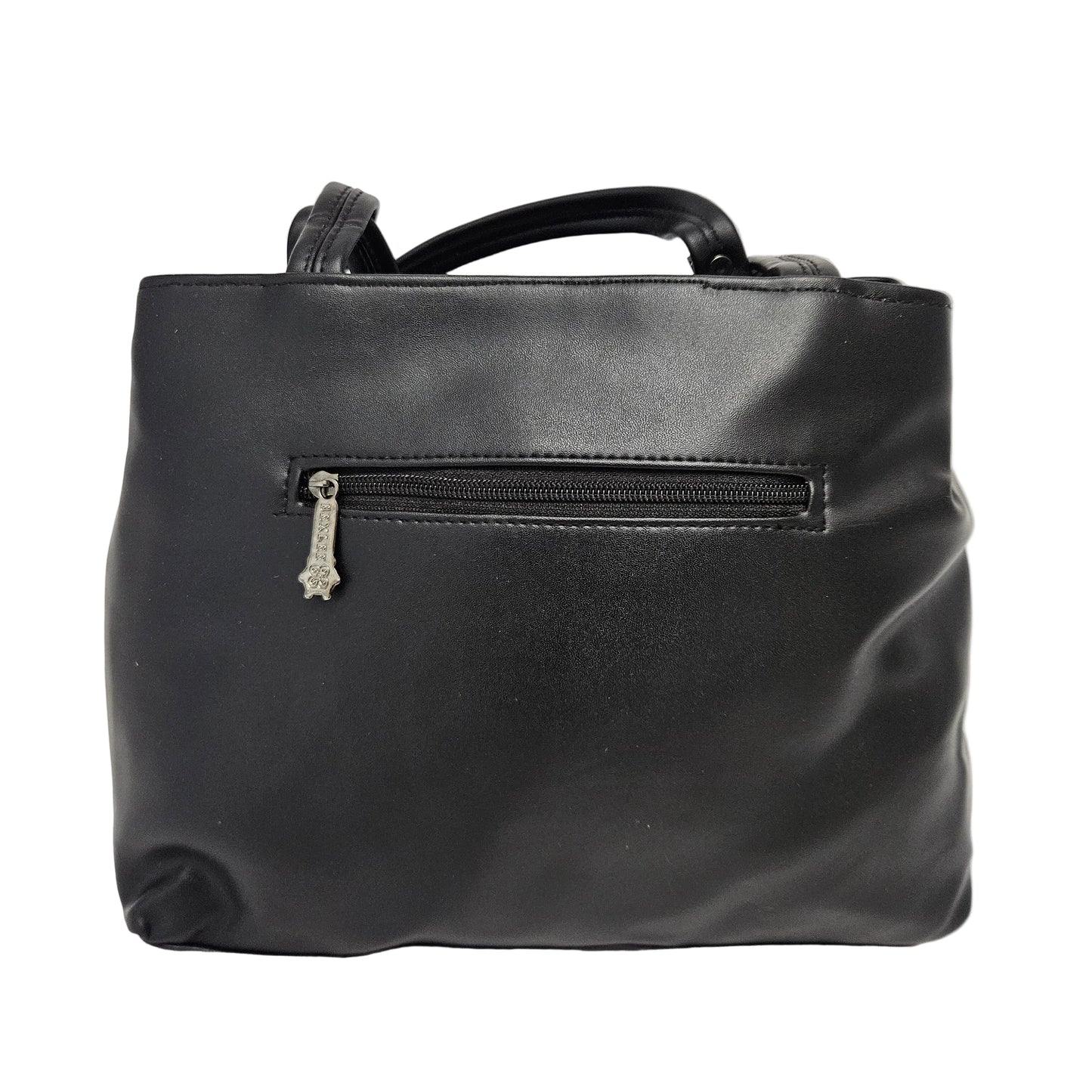 Women’s Premium Black Textured Medium Shoulder Bag
