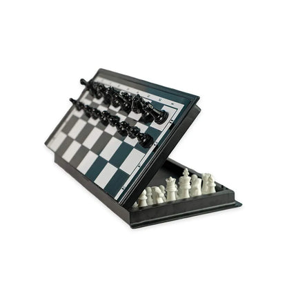 RATNA'S Black & White Magnetic Chess Set for All Ages