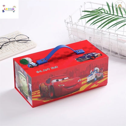 54 Art Set Crayon Oil Paint Colour Pencil Colour Marker Pencil Melukis Mainan Drawing Kid Draw Lukis Toy Play