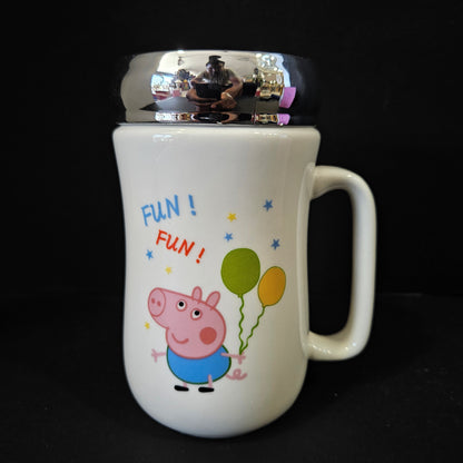 Peppa Pig cartoon character printed Ceramic mug with high Quality assurance