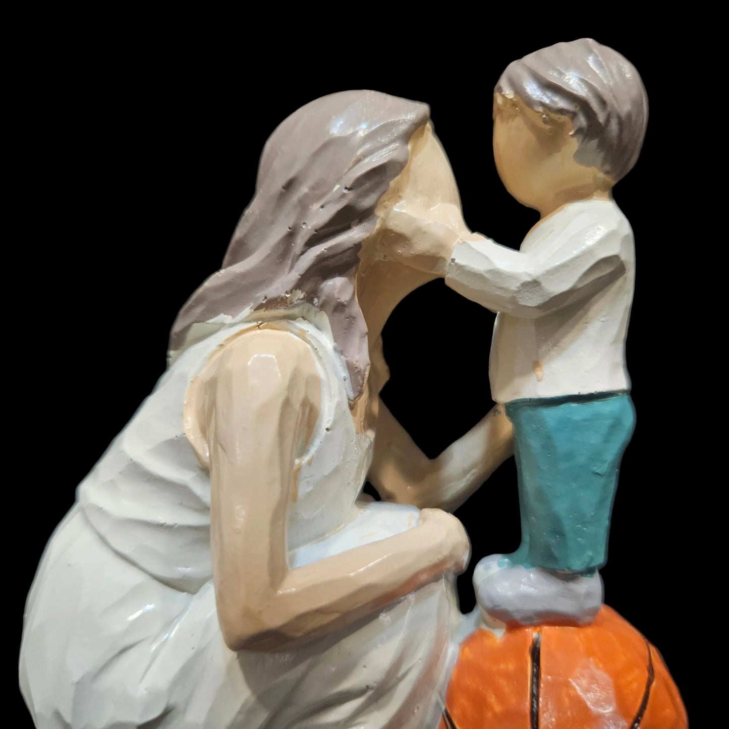 Family Figurines Decor Resin Mother and Son Statue Gifts for Home Decoration - Birthday, Thanksgiving, Christmas, Mother's Day