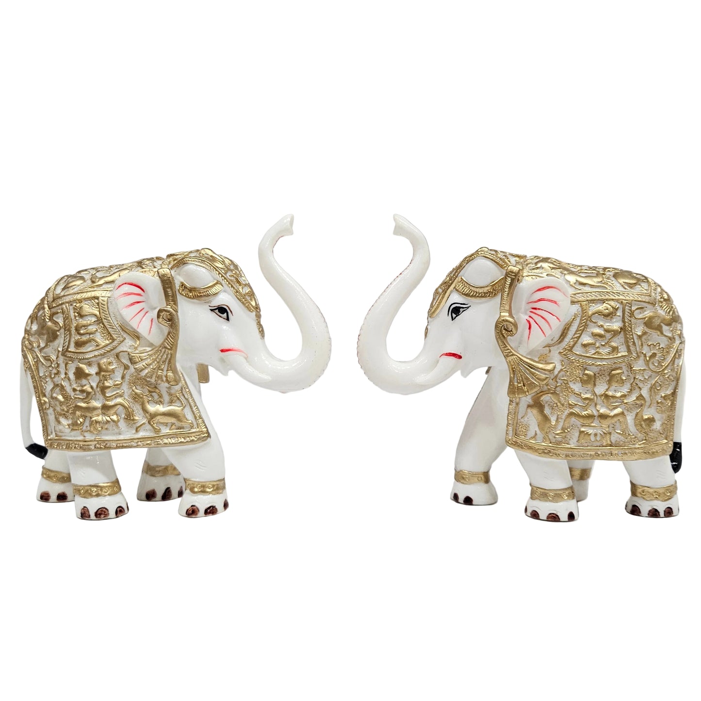 Elephant Idol Showpiece for Vastu, Good Luck, Gifts for House Warming Ceremony and Home Decoration