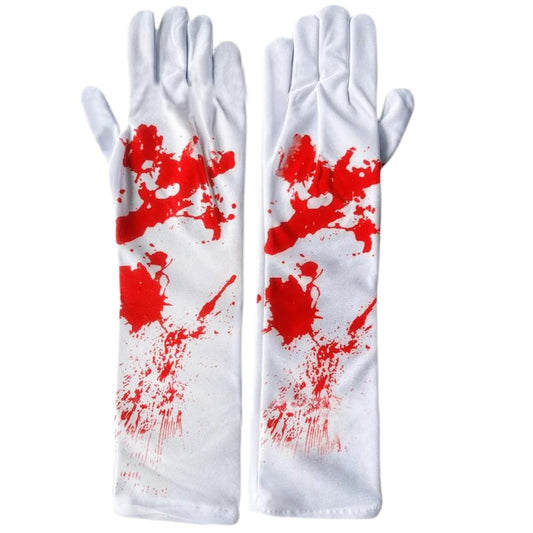 Bloody Full Finger Gloves For Halloween