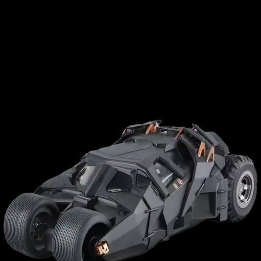 Alloy Car Model DC The Dark Knight Trilogy Batman 1:24 Batmobile Tumbler Alloy Die-Cast Model Car – Sound, Light & Spray Effects