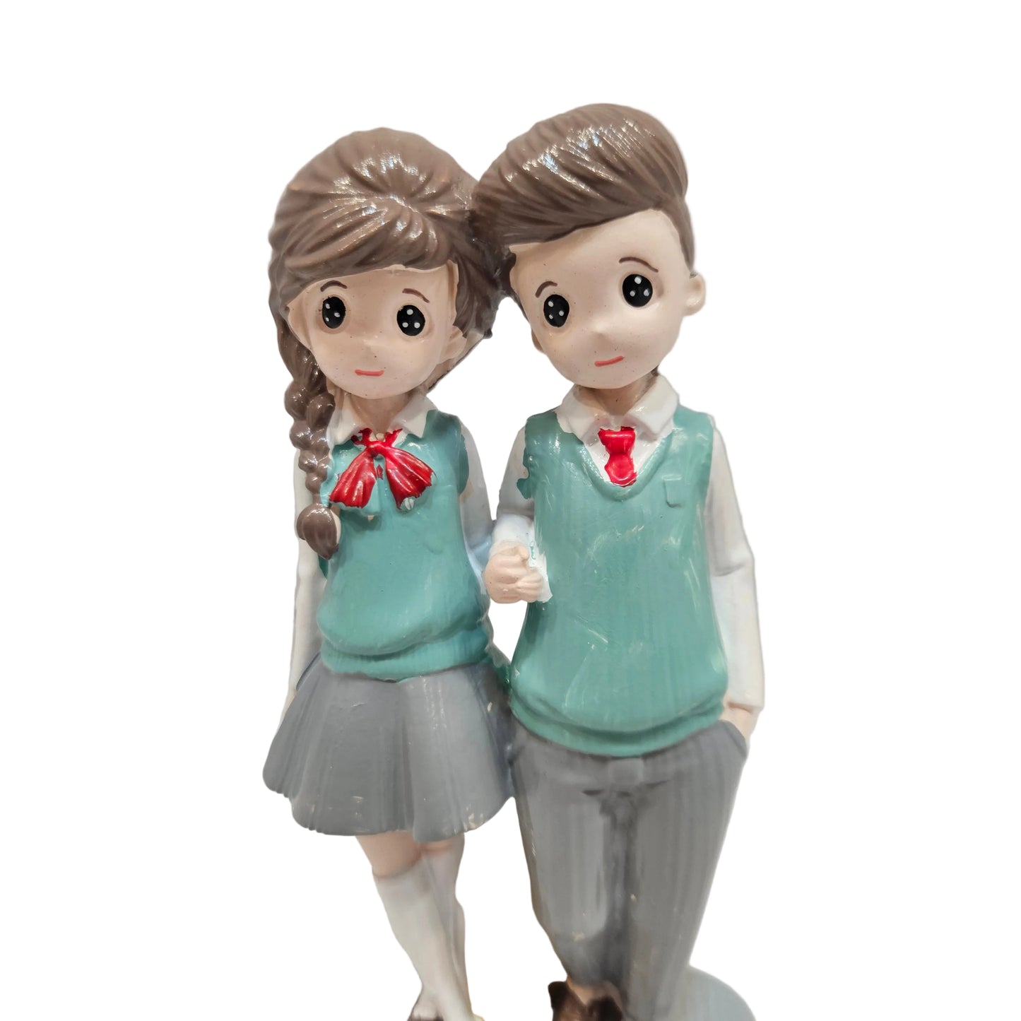 Romantic Love Couple Statue Showpiece Figurine for Valentine Day, Miniatures Couple Gift for Lover Boyfriend Girlfriend Husband Wife
